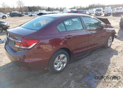2013 Honda Civic Lx из США, поврежденный, VIN 19XFB2F52DE219672